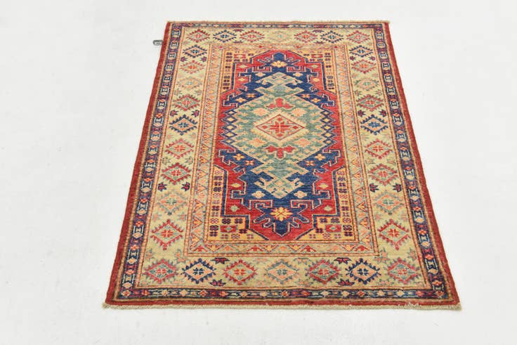 Detail image of 2' 10 x 4' 1 Hand Knotted Kazak Oriental Rug