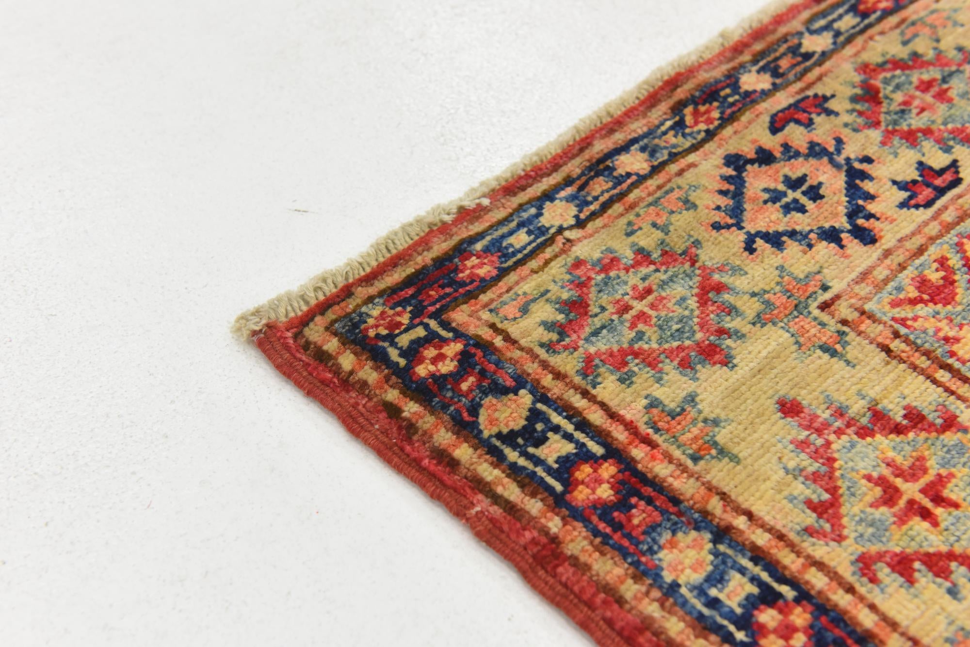 2' 10 x 4' 1 Hand Knotted Kazak Oriental Rug
