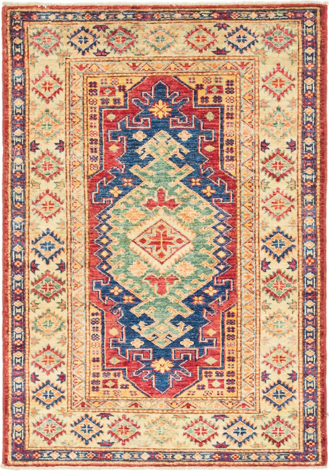 2' 10 x 4' 1 Hand Knotted Kazak Oriental Rug