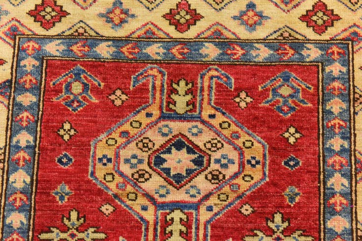 Detail image of 2' 7 x 3' 9 Hand Knotted Kazak Oriental Rug
