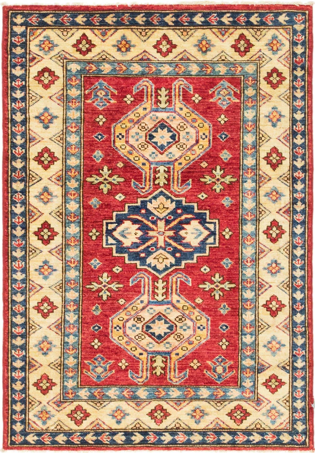 2' 7 x 3' 9 Hand Knotted Kazak Oriental Rug