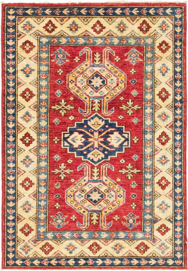 Detail image of 2' 7 x 3' 9 Hand Knotted Kazak Oriental Rug