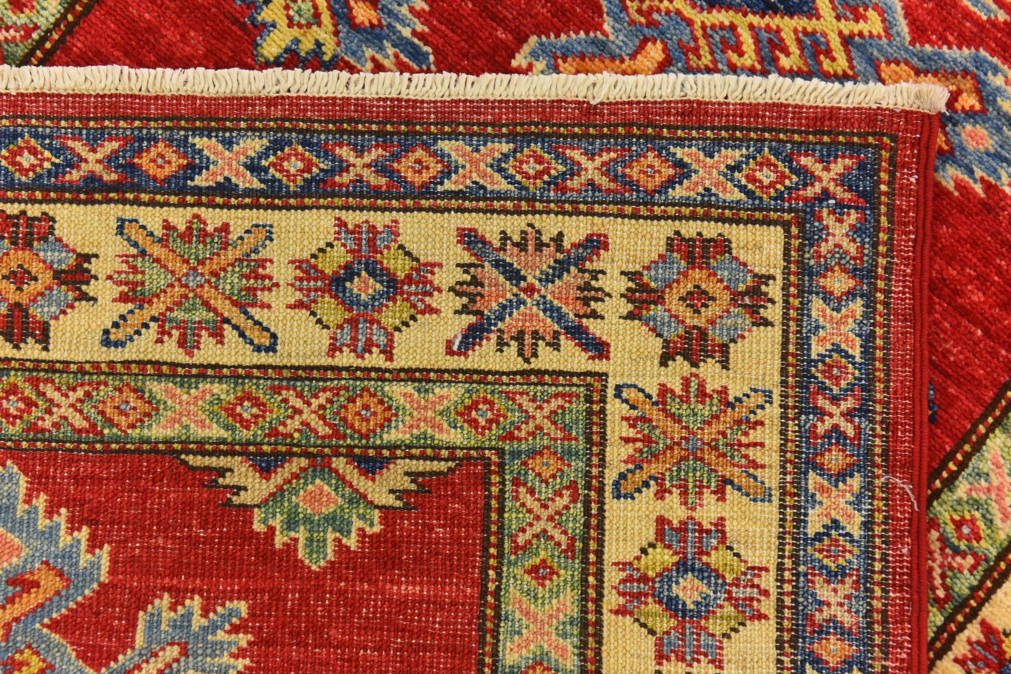2' 9 x 4' Hand Knotted Kazak Oriental Rug