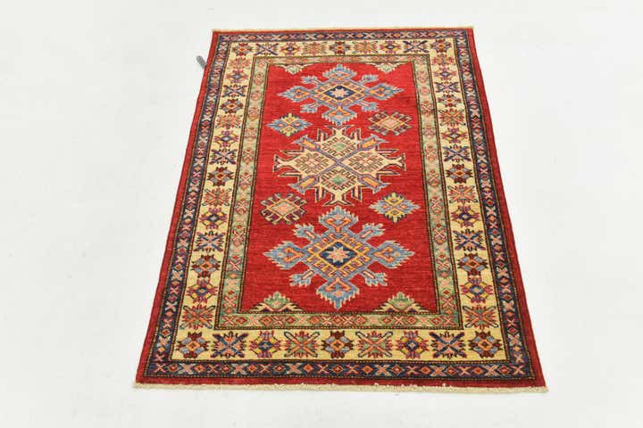 2' 9 x 4' Hand Knotted Kazak Oriental Rug