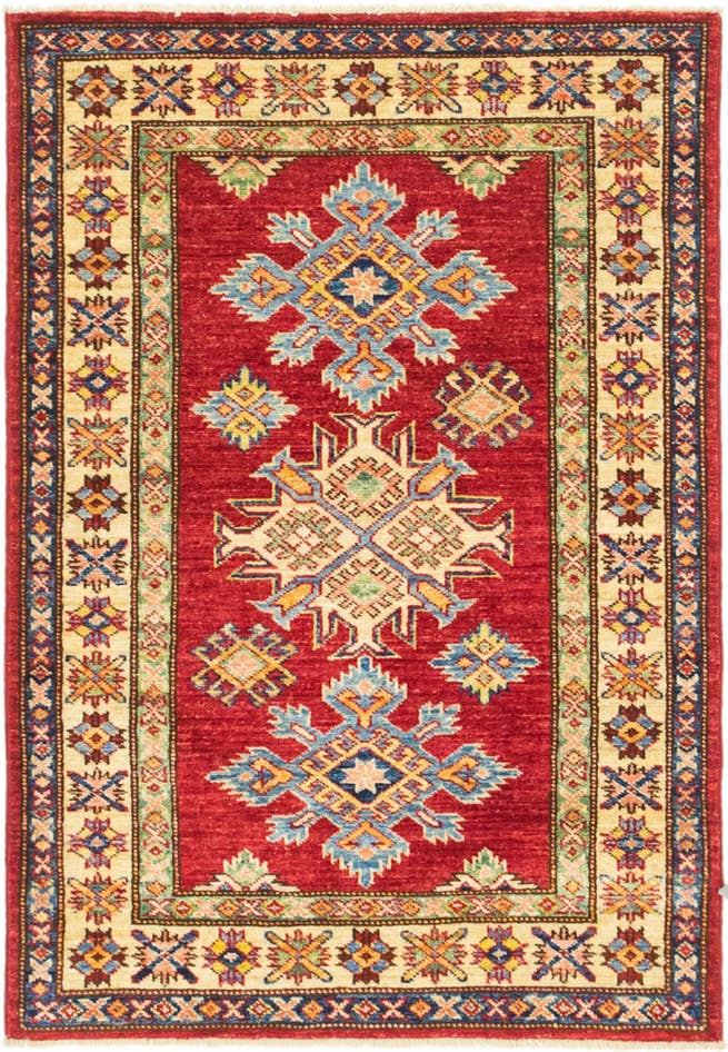 Detail image of 2' 9 x 4' Hand Knotted Kazak Oriental Rug