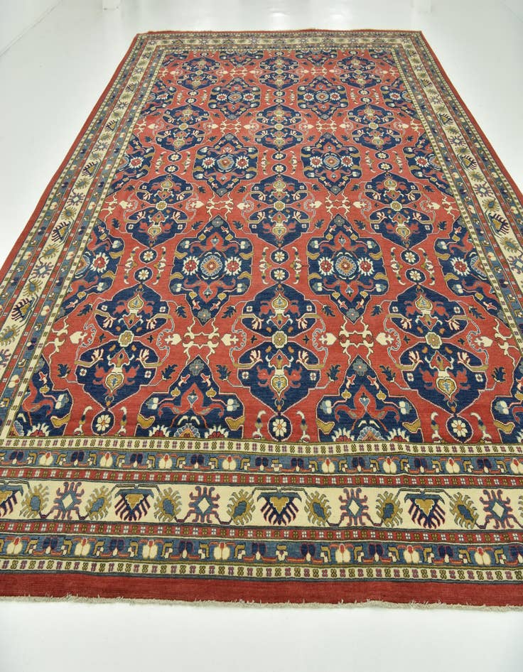 Detail image of 13' x 15' 10 Hand Knotted Kazak Rug