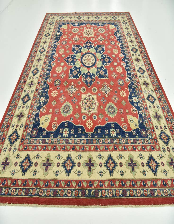 Detail image of 9' 2 x 11' 9 Hand Knotted Kazak Rug