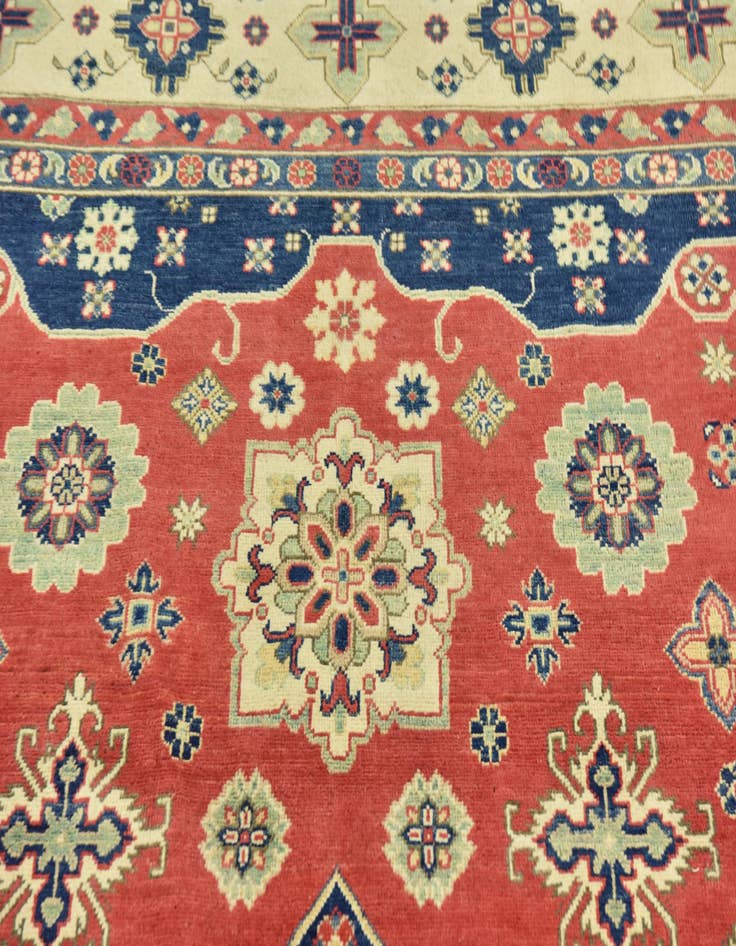 Detail image of 9' 2 x 11' 9 Hand Knotted Kazak Rug