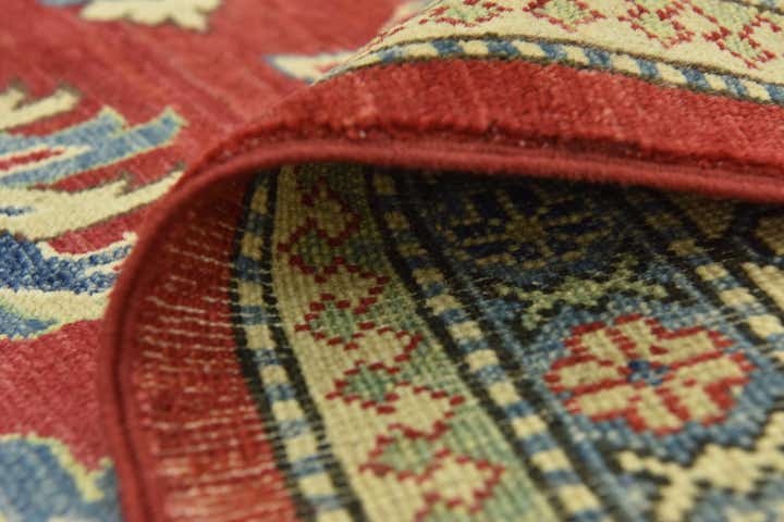 9' 9 x 13' 9 Hand Knotted Kazak Rug