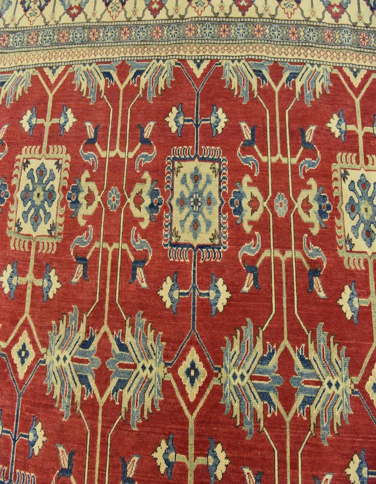 Detail image of 9' 9 x 13' 9  Hand Knotted Kazak Rug