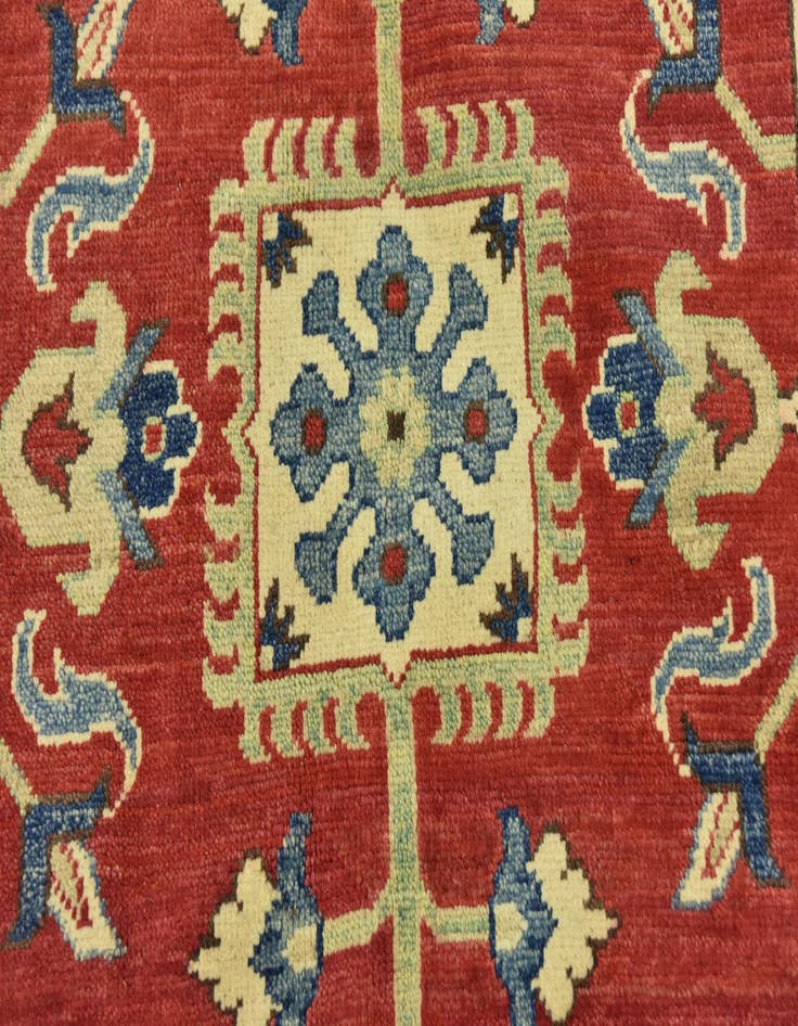 Detail image of 9' 9 x 13' 9  Hand Knotted Kazak Rug