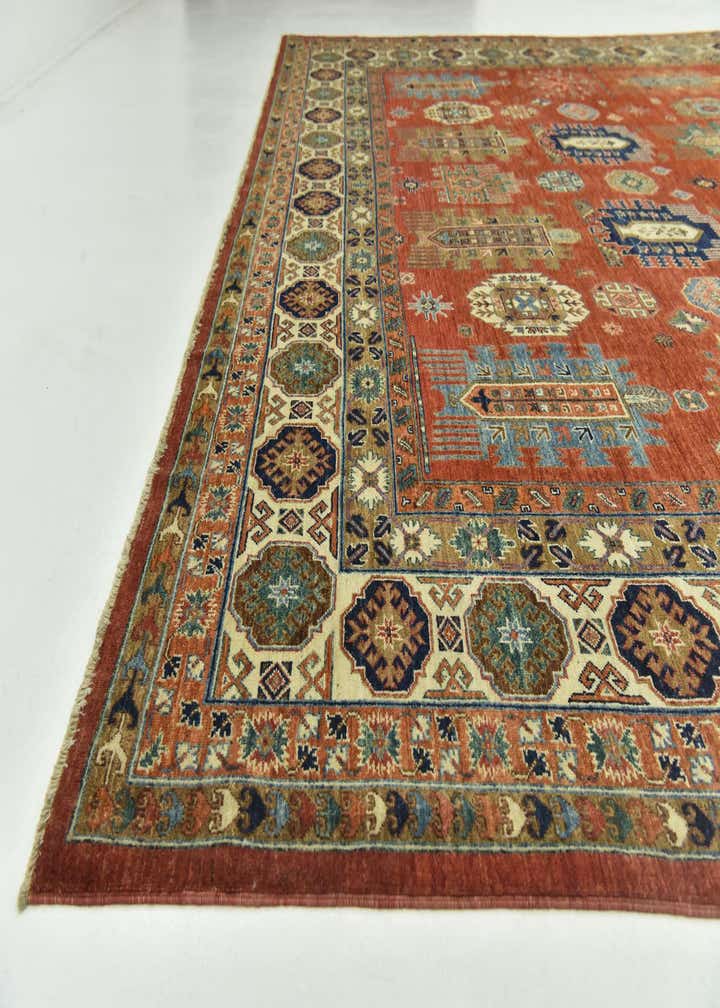 12' x 14' 8 Hand Knotted Kazak Rug