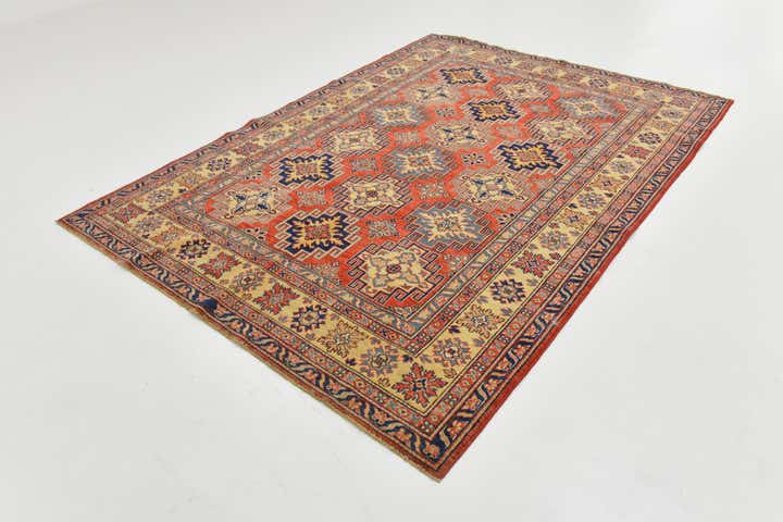 170cm x 235cm Hand Knotted Kazak Oriental Rug