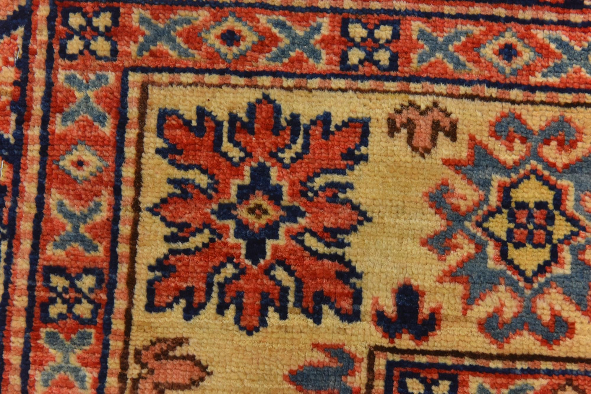 170cm x 235cm anudado a mano Kazak Alfombra Oriental