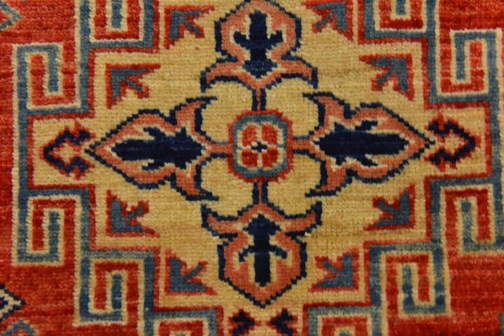 170cm x 235cm Hand Knotted Kazak Oriental Rug