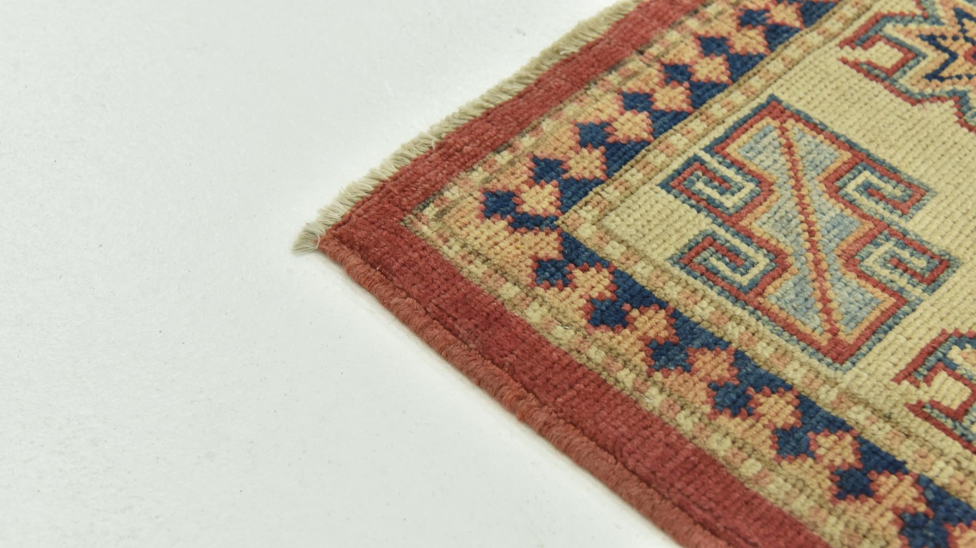 4' 2 x 6' Hand Knotted Kazak Rug