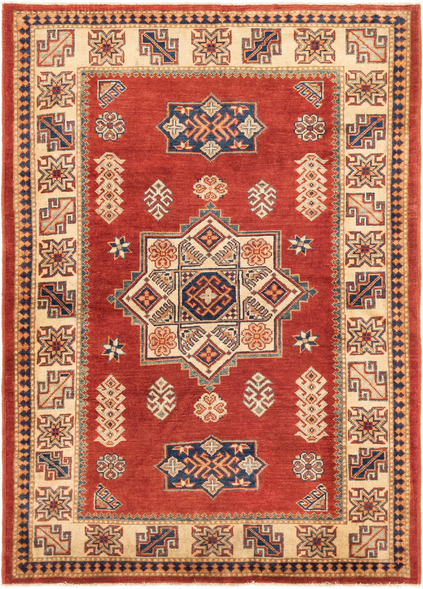 4' 2 x 6' Hand Knotted Kazak Rug