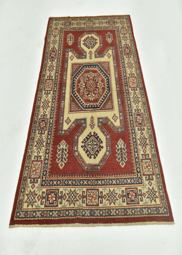 4' 9 x 6' 5 Hand Knotted Kazak Rug