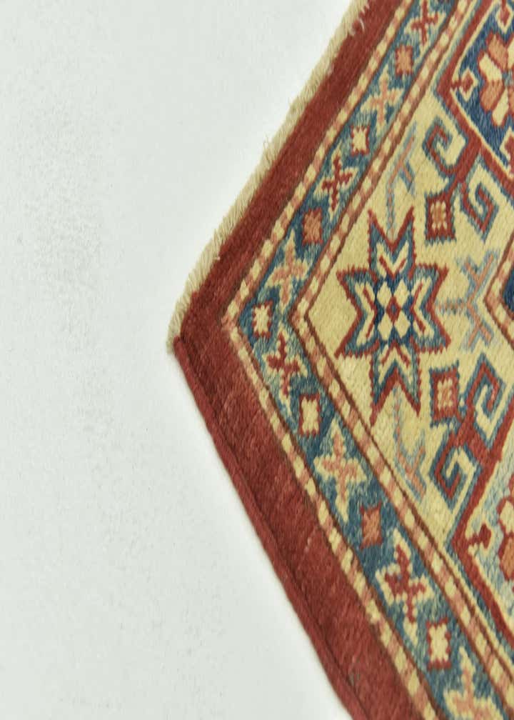 4' 9 x 6' 5 Hand Knotted Kazak Rug