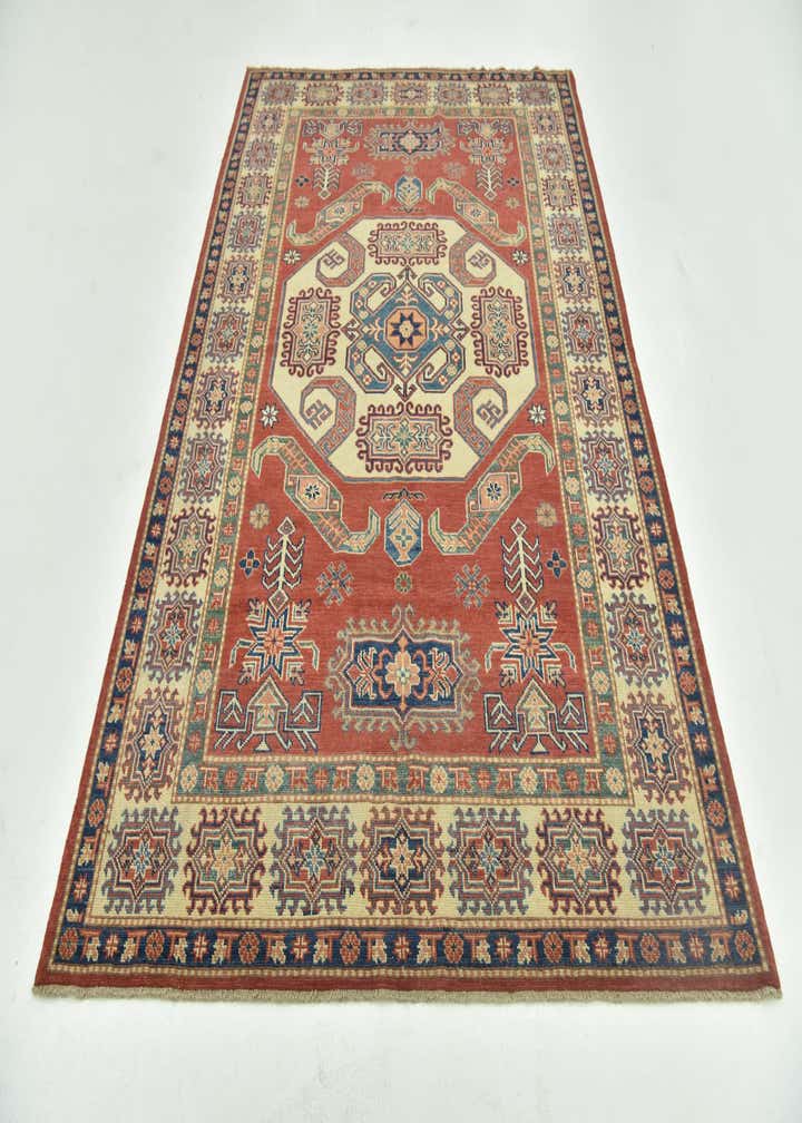 5' 9 x 8' 5 Hand Knotted Kazak Rug