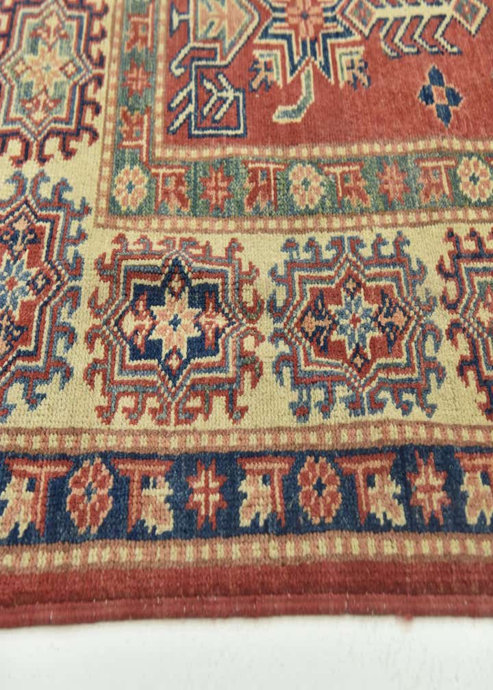 5' 9 x 8' 5 Hand Knotted Kazak Rug