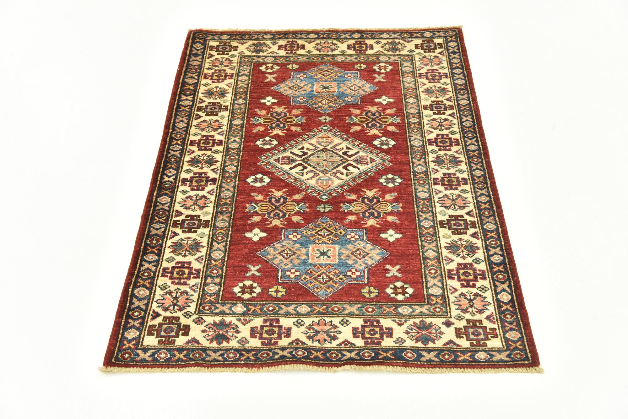 2' 10 x 3' 10 Hand Knotted Kazak Oriental Rug