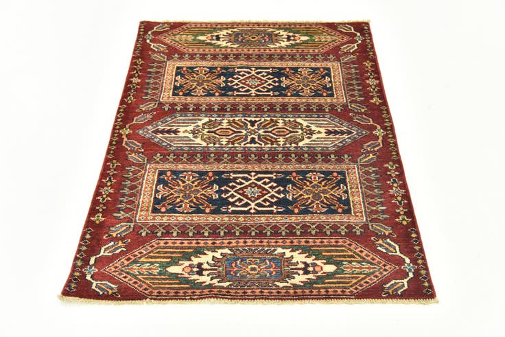Detail image of 3' x 4' Hand Knotted Kazak Oriental Rug