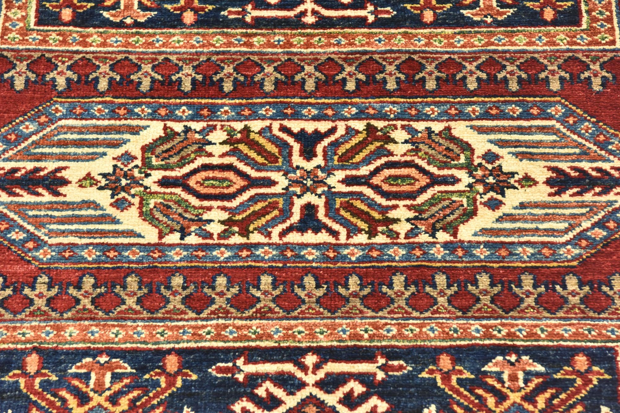 3' x 4' Hand Knotted Kazak Oriental Rug