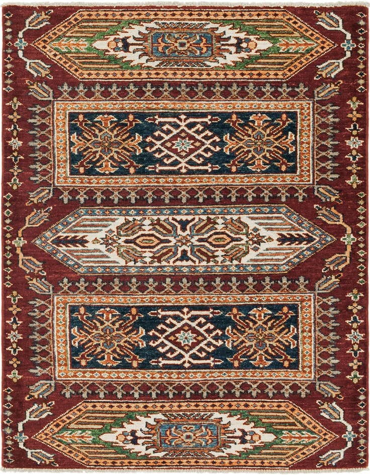 Detail image of 3' x 4' Hand Knotted Kazak Oriental Rug