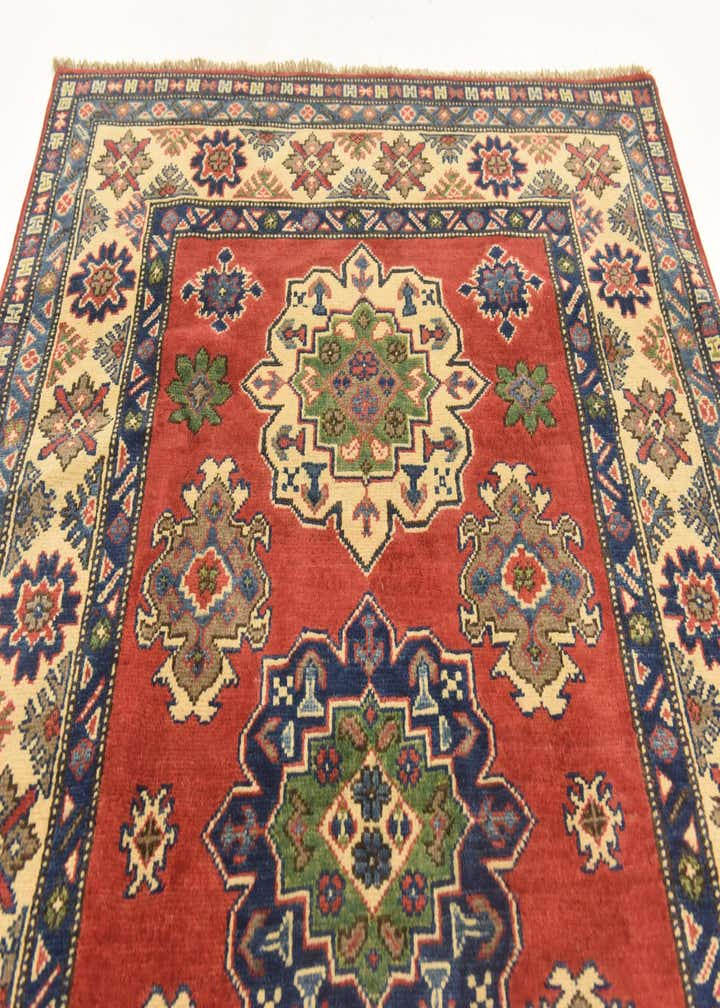 3' 11 x 5' 7 Hand Knotted Kazak Rug