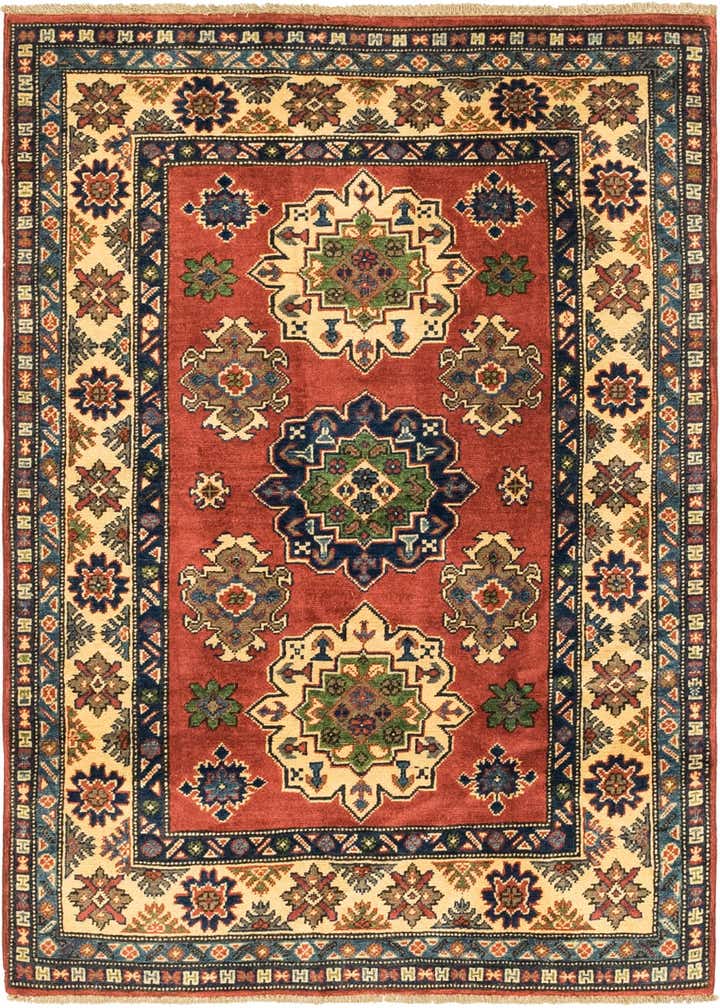 3' 11 x 5' 7 Hand Knotted Kazak Rug