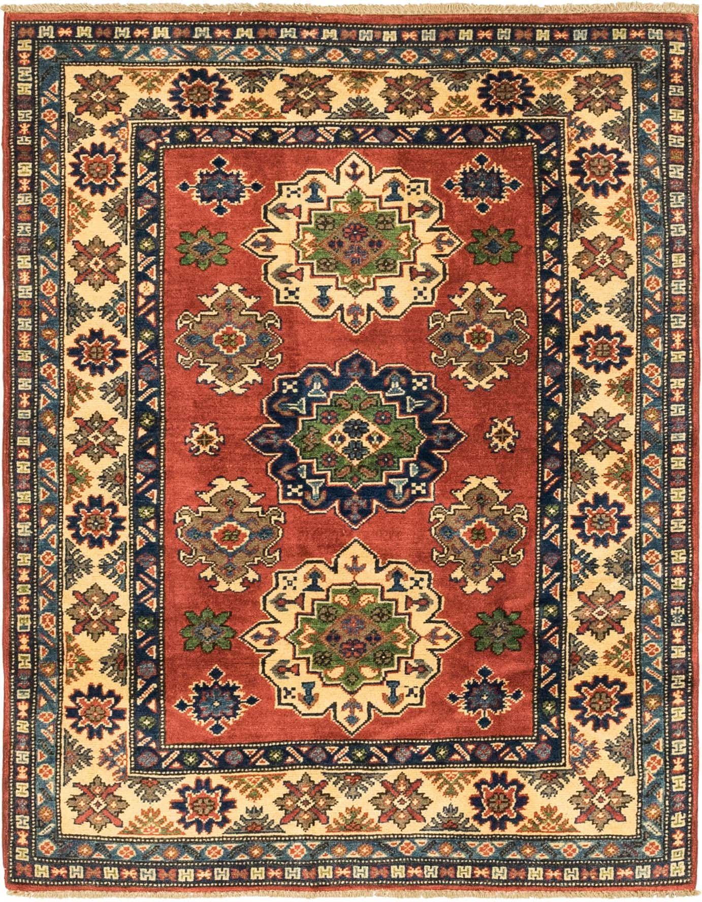 3' 11 x 5' 7 Hand Knotted Kazak Rug