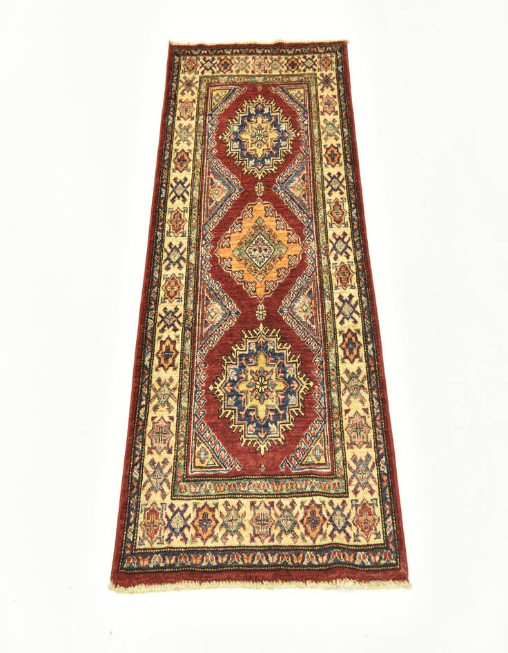 Detail image of 2' 7 x 4' 5  Hand Knotted Kazak Oriental Rug