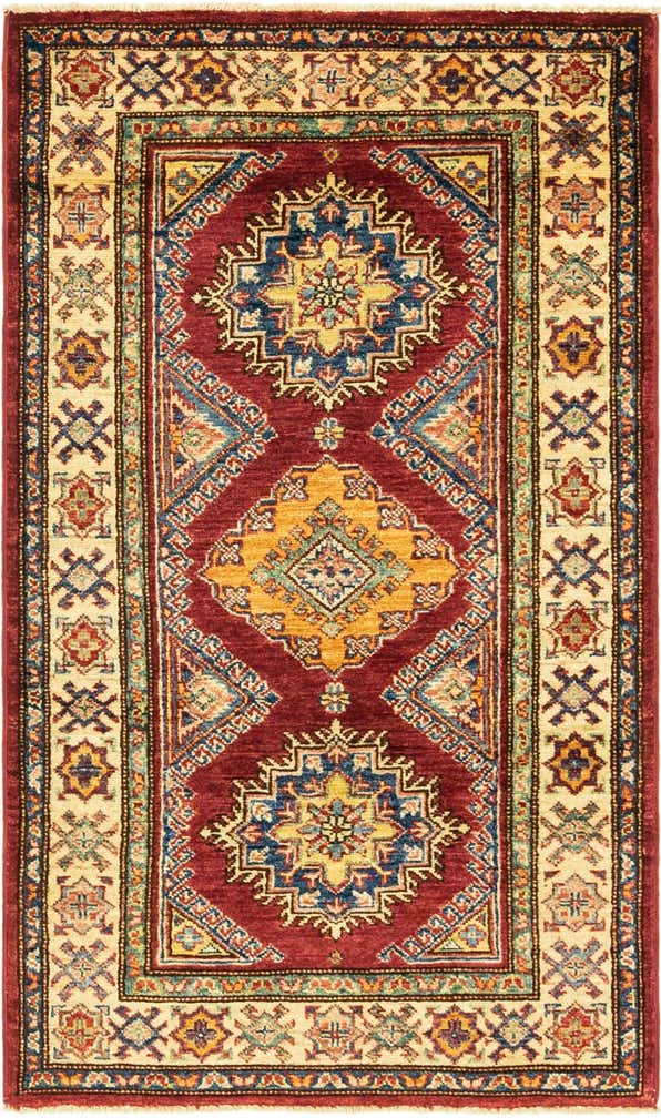 2' 7 x 4' 5 Hand Knotted Kazak Oriental Rug