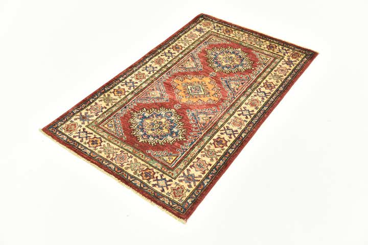 2' 7 x 4' 3 Hand Knotted Kazak Oriental Rug