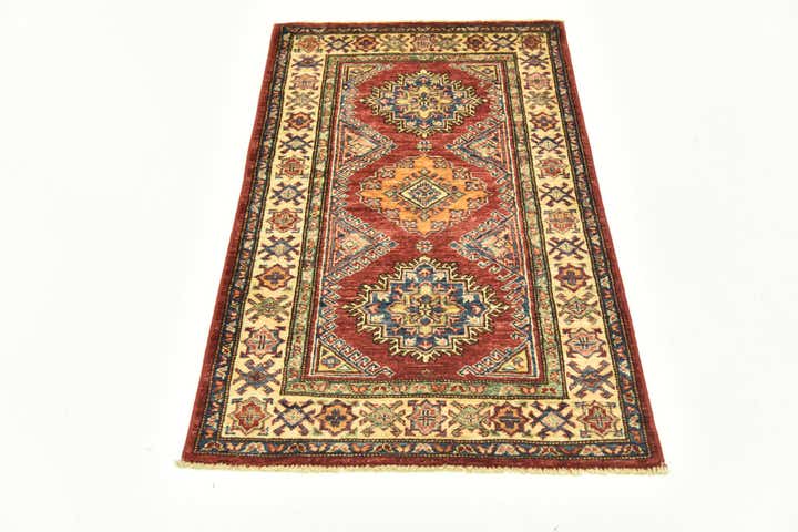 2' 7 x 4' 3 Hand Knotted Kazak Oriental Rug