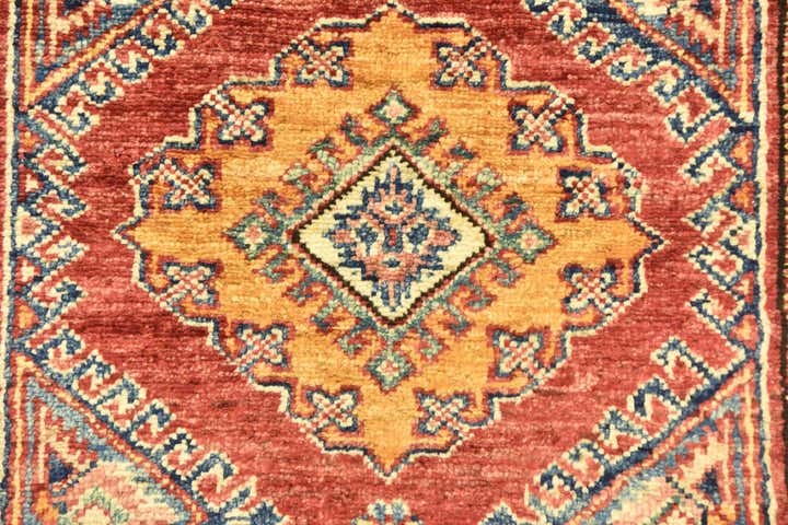 2' 7 x 4' 3 Hand Knotted Kazak Oriental Rug