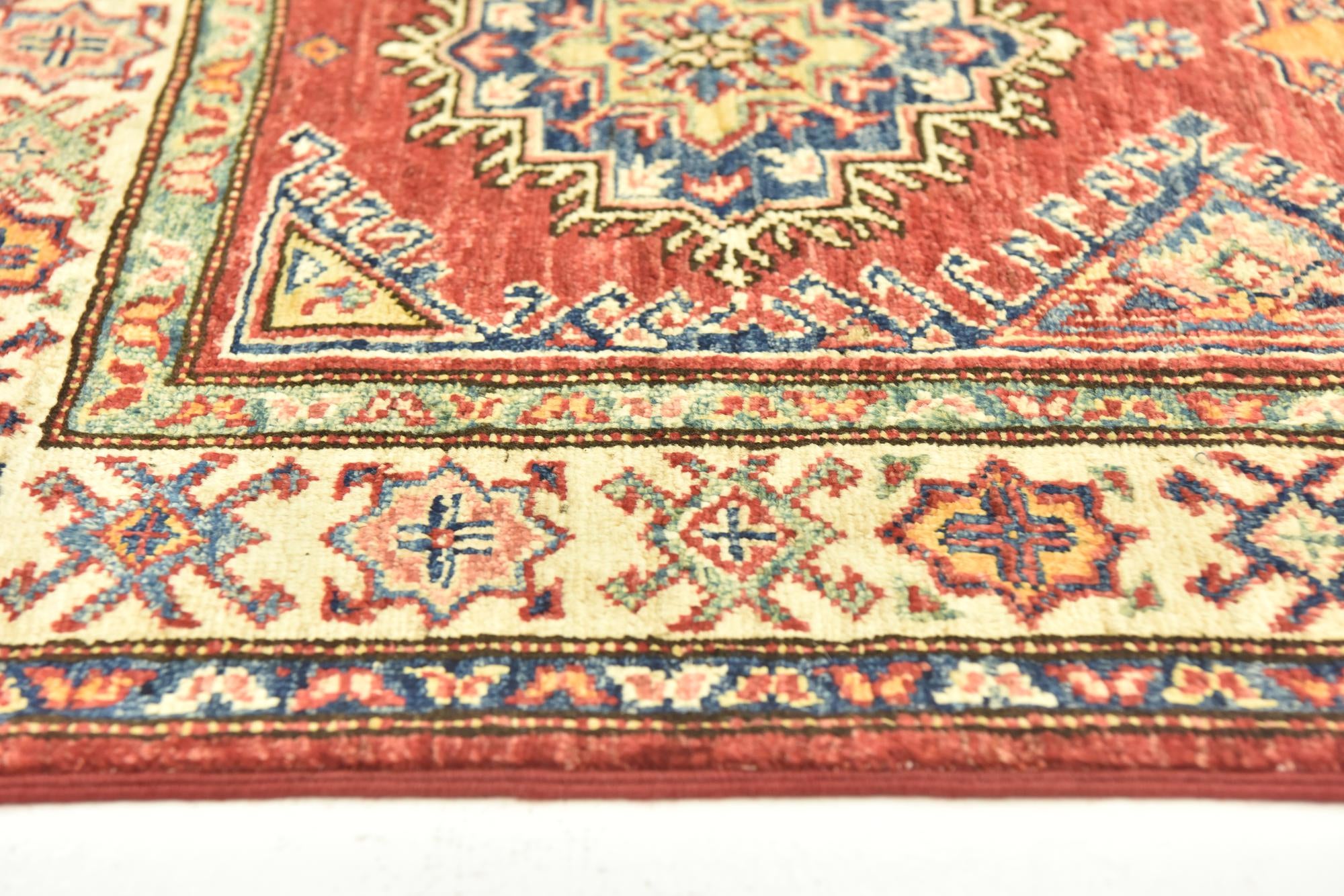 2' 7 x 4' 3 Hand Knotted Kazak Oriental Rug