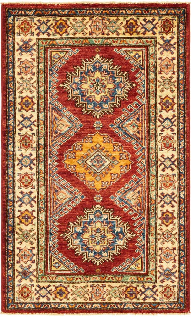 2' 7 x 4' 3 Hand Knotted Kazak Oriental Rug