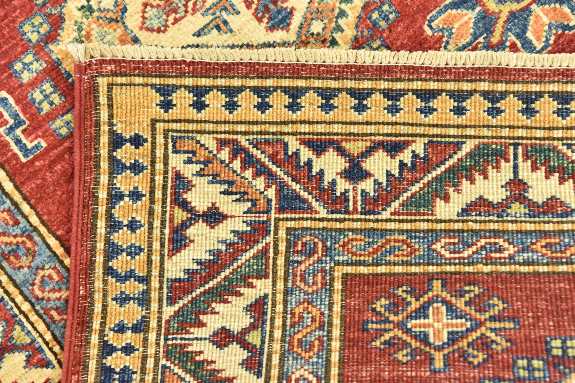 3' x 3' 9 Hand Knotted Kazak Oriental Rug