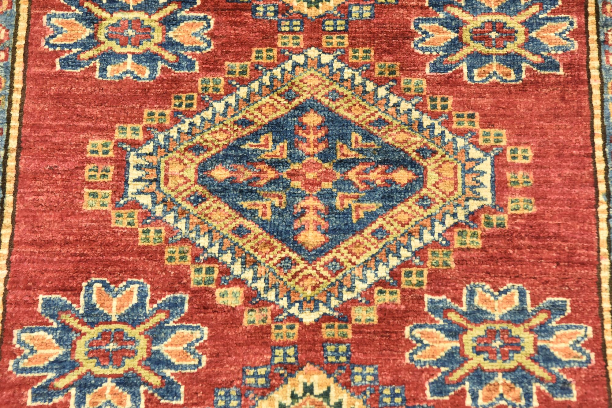 3' x 3' 9 Hand Knotted Kazak Oriental Rug