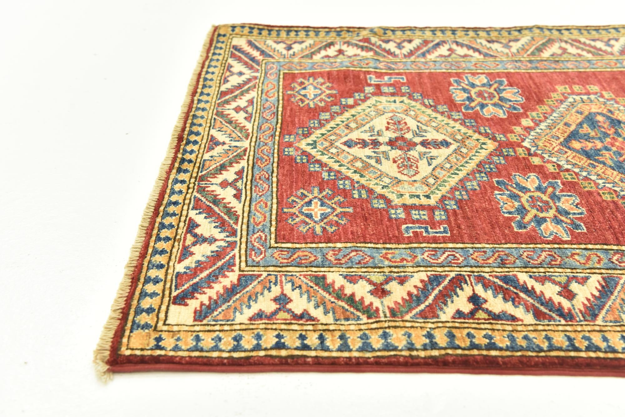 3' x 3' 9 Hand Knotted Kazak Oriental Rug