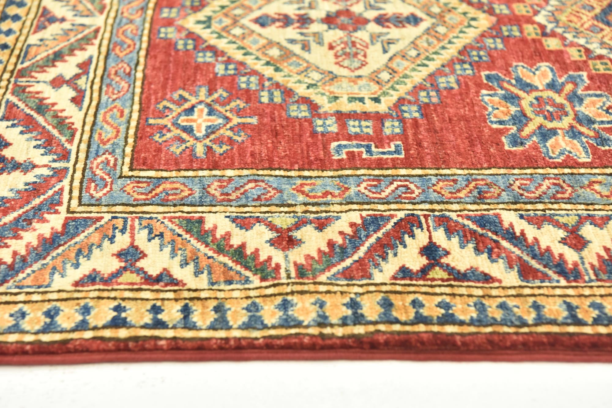 3' x 3' 9 Hand Knotted Kazak Oriental Rug