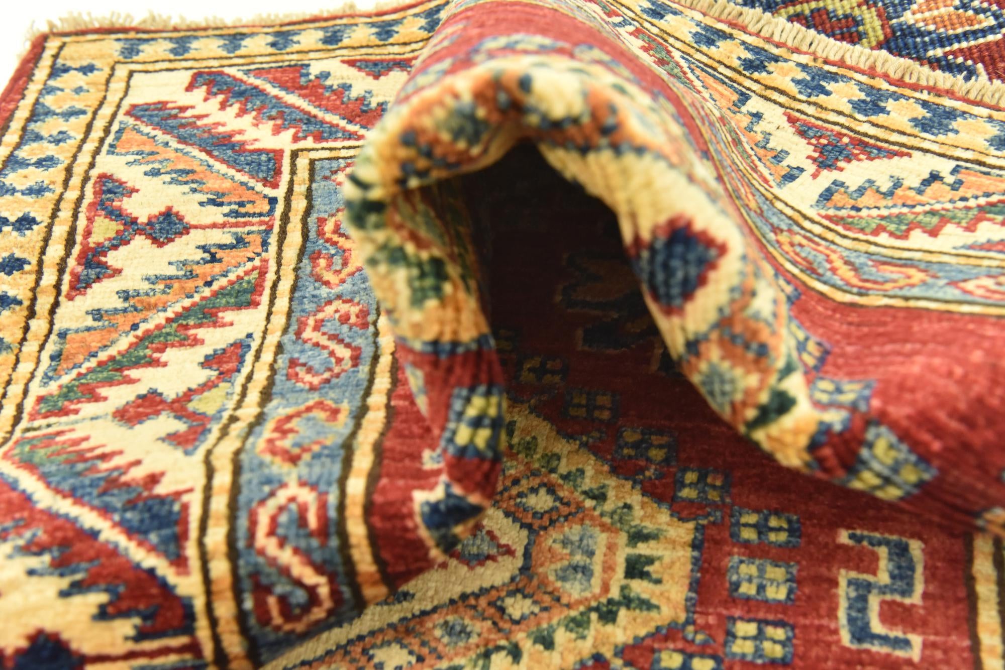 3' x 3' 9 Hand Knotted Kazak Oriental Rug