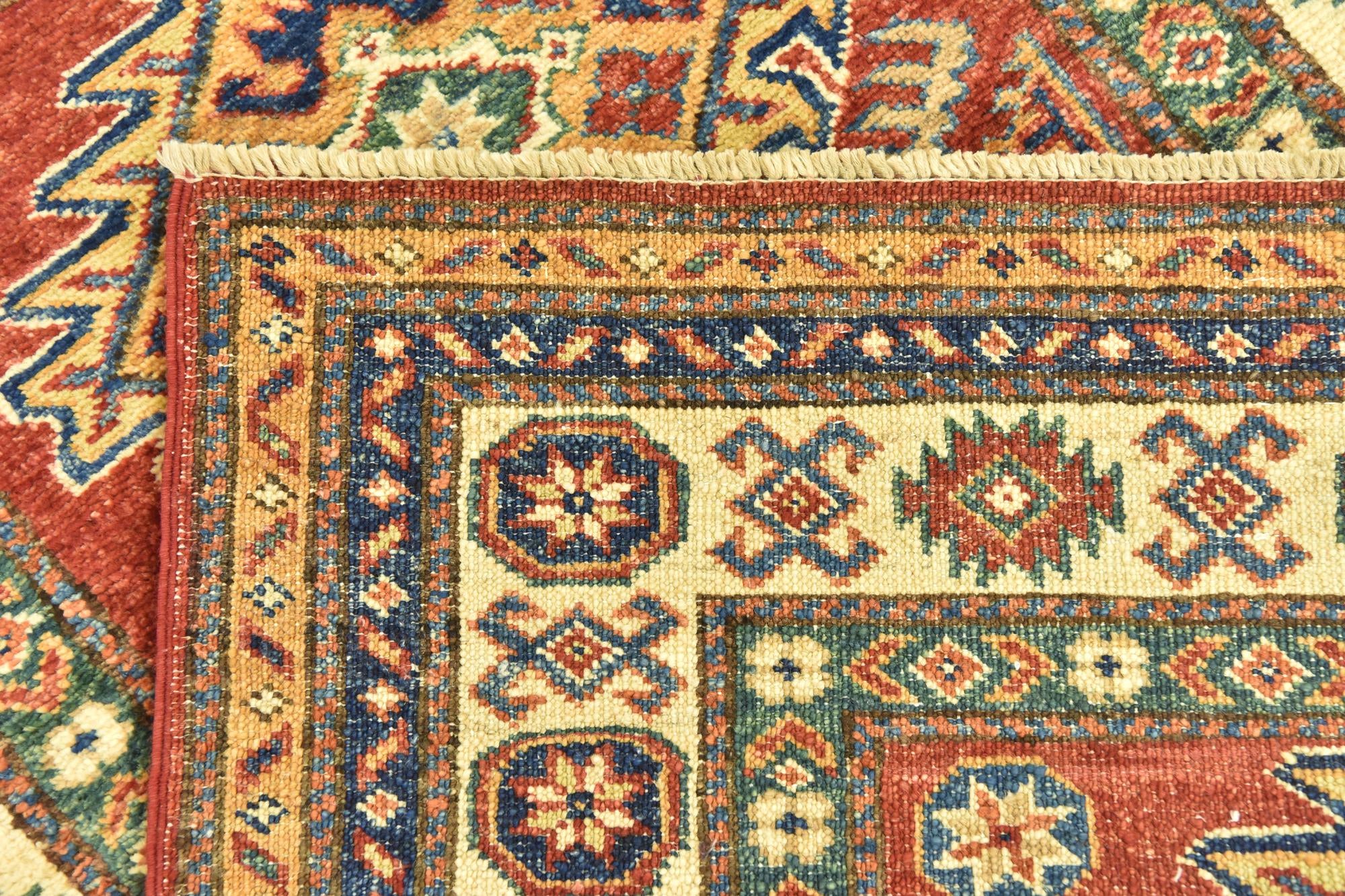 3' x 4' 4 Hand Knotted Kazak Oriental Rug