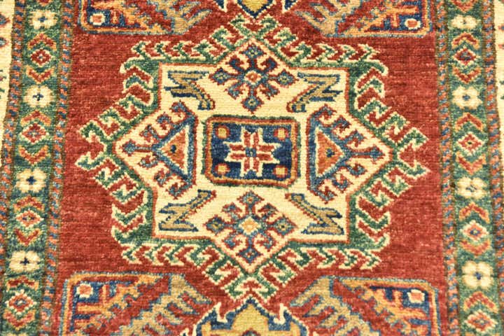 3' x 4' 4 Hand Knotted Kazak Oriental Rug