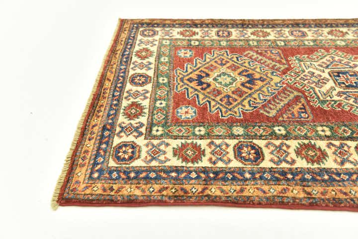 3' x 4' 4 Hand Knotted Kazak Oriental Rug