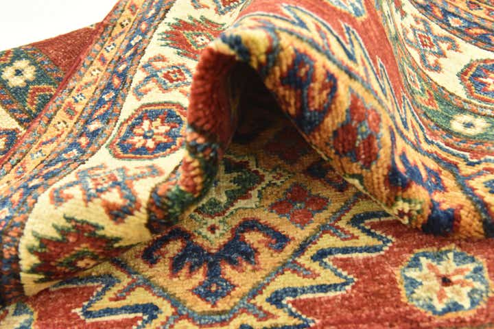 3' x 4' 4 Hand Knotted Kazak Oriental Rug