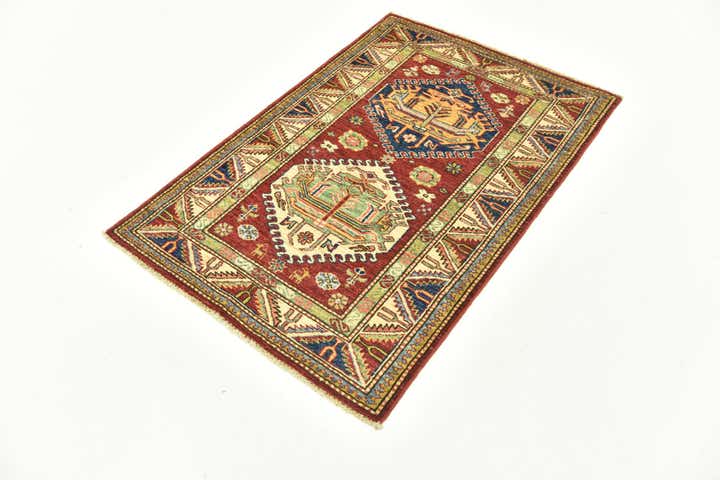 2' 9 x 4' 2 Hand Knotted Kazak Oriental Rug