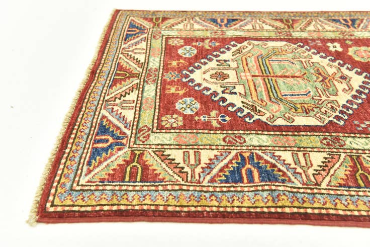 Detail image of 2' 9 x 4' 2 Hand Knotted Kazak Oriental Rug
